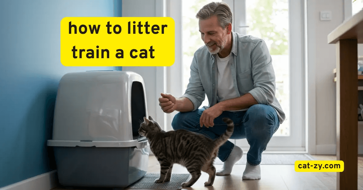 How to Litter Box Train a Cat